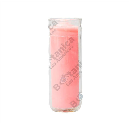 Vela Rosada Pull-Out / Pink Removable Candle - Love, Harmony & Reconciliation