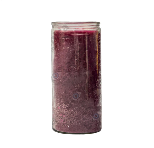 Vela Morada 14 Días / Purple Long-Burning Candle - Deep Spiritual Elevation