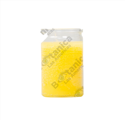 Vela Amarilla 4" / Yellow 50-Hour Candle - Ochún, Prosperity & Love