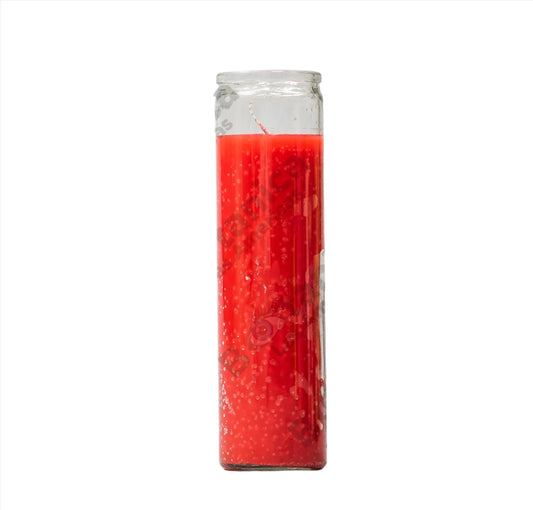 Vela Roja / Red 7-Day Candle - Love, Passion & Changó