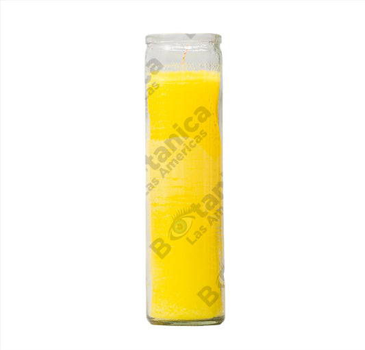 Vela Amarilla 8" / Yellow 7-Day Candle - Ochún, Prosperity & Love