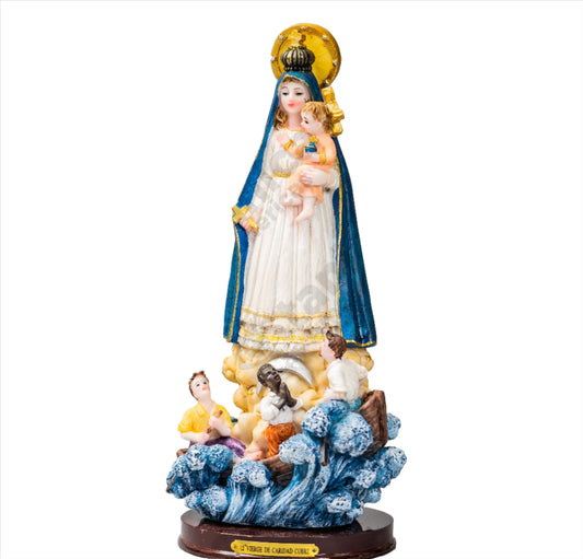 Virgen de la Caridad del Cobre de 14" / Estatua grande de Nuestra Señora de la Caridad - Ochún