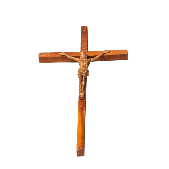 WOODEN CROSS WITH CHRIST