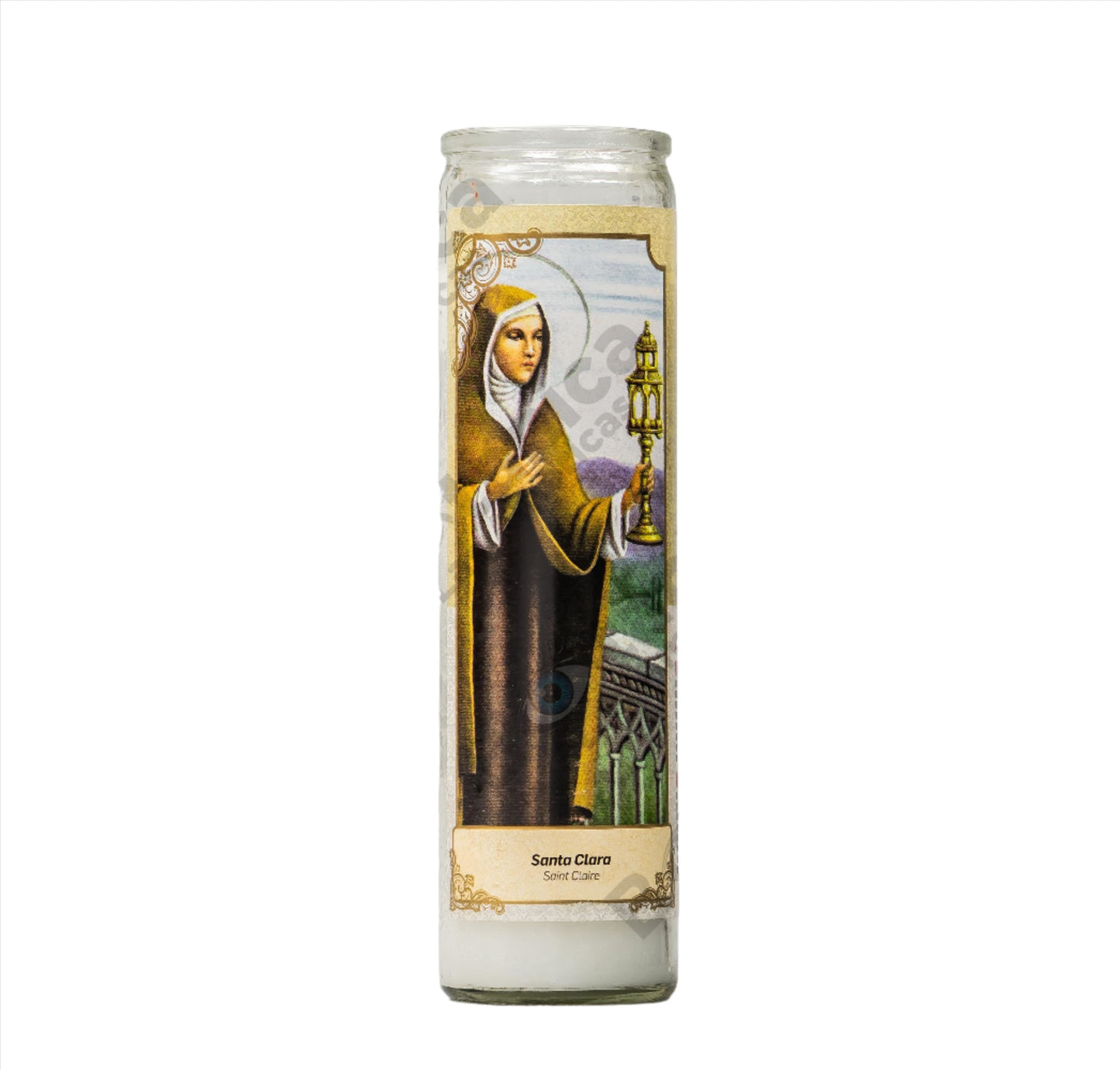 Vela para Santa Clara / Santa Clara de Asís Vela de 7 Días - Claridad, Luz y Visión Espiritual
