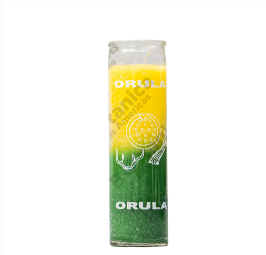 Vela para Orula 2 Colores / Vela de Orula de 7 días - Sabiduría, Adivinación y Guía