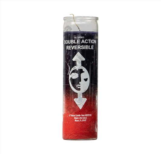 Vela Doble Acción 8" / Double Action 7-Day Candle - Protection & Return Negative Energy
