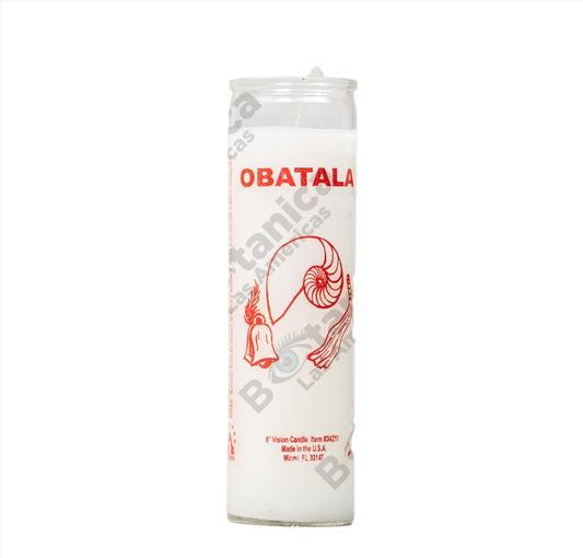 Vela Obatalá / Obatala 7-Day Candle - Peace, Purity & Spiritual Wisdom