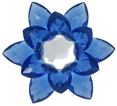 Flor de loto de cristal - 20 mm (Seleccionar color)
