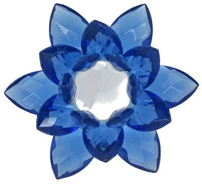 Flor de loto de cristal - 20 mm (Seleccionar color)