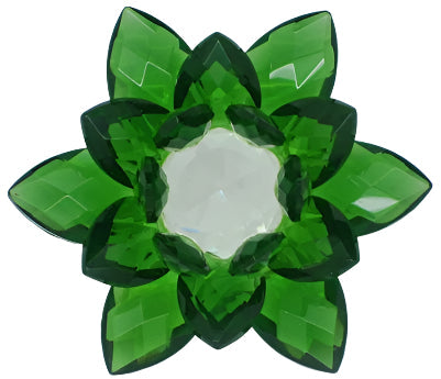 Flor de loto de cristal - 20 mm (Seleccionar color)
