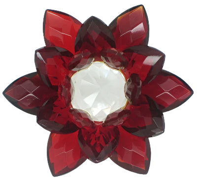Flor de loto de cristal - 20 mm (Seleccionar color)