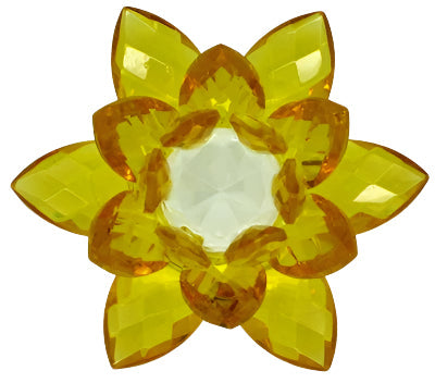 Flor de loto de cristal - 20 mm (Seleccionar color)