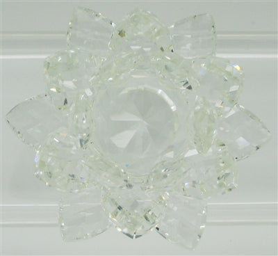 Flor de loto de cristal - 30 mm - Colores claros