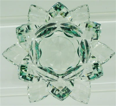 Flor de loto de cristal - 30 mm - Colores claros