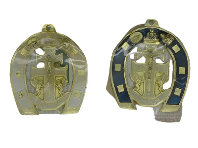 Amuleto de Cruz de Caravaca de colores (grande) Herradura