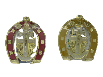 Amuleto de Cruz de Caravaca de colores (grande) Herradura