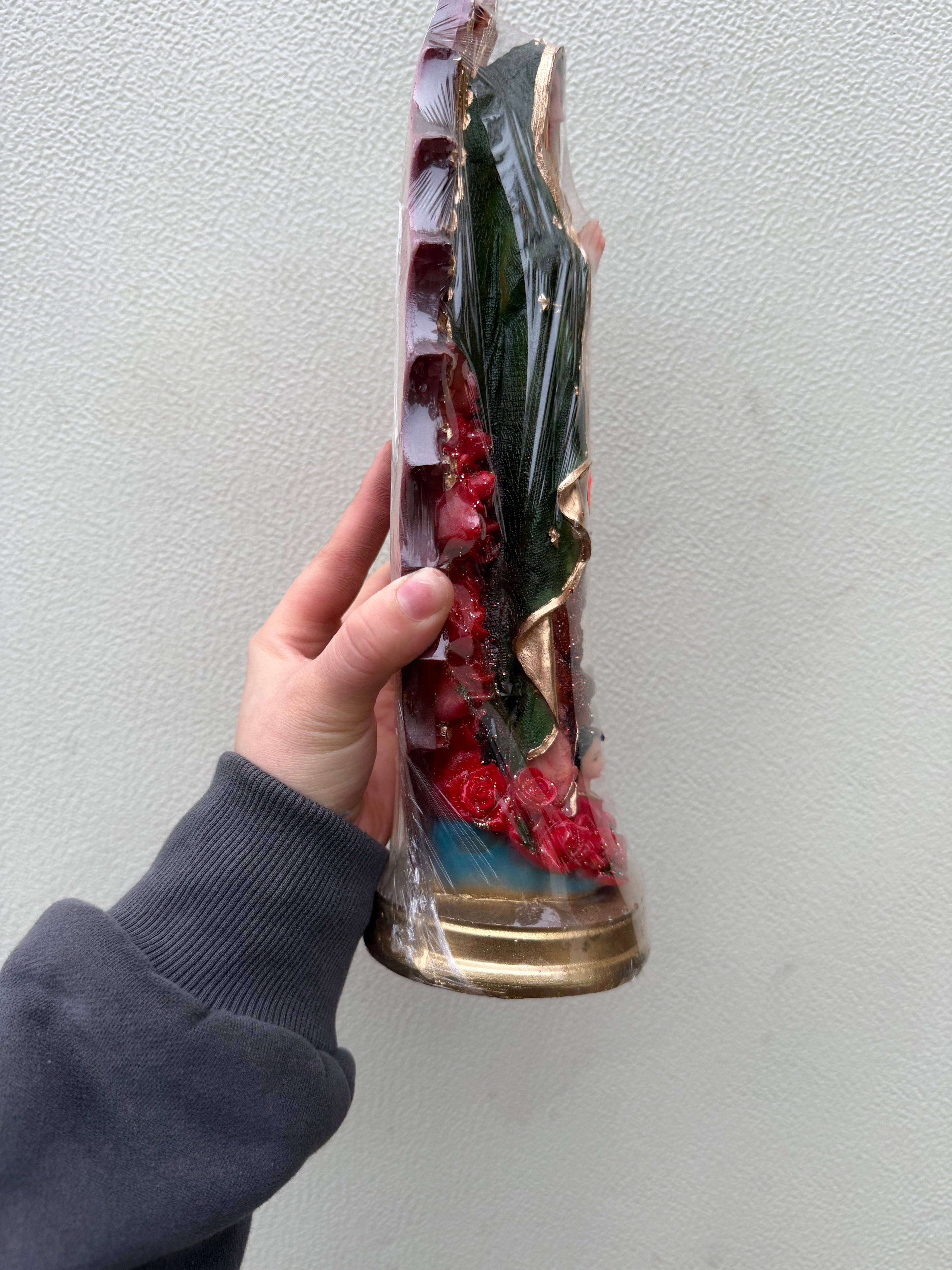 Virgen de Guadalupe Estatua Decorativa de 28 cm