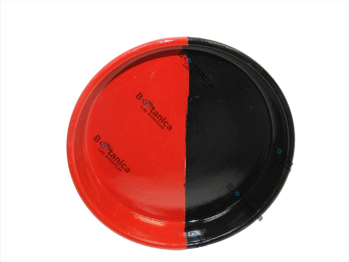 Platos para Elegguá Negro y Rojo 8" / Large Elegua Ritual Offering Plate