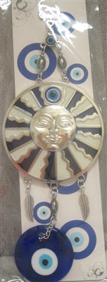 Ojo Turco - Adorno/Amuleto Sol con Ojo Turco 10"