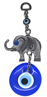 Amuleto de elefante con ojo turco - 7''