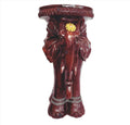 BROWN ELEPHANT PEDESTAL