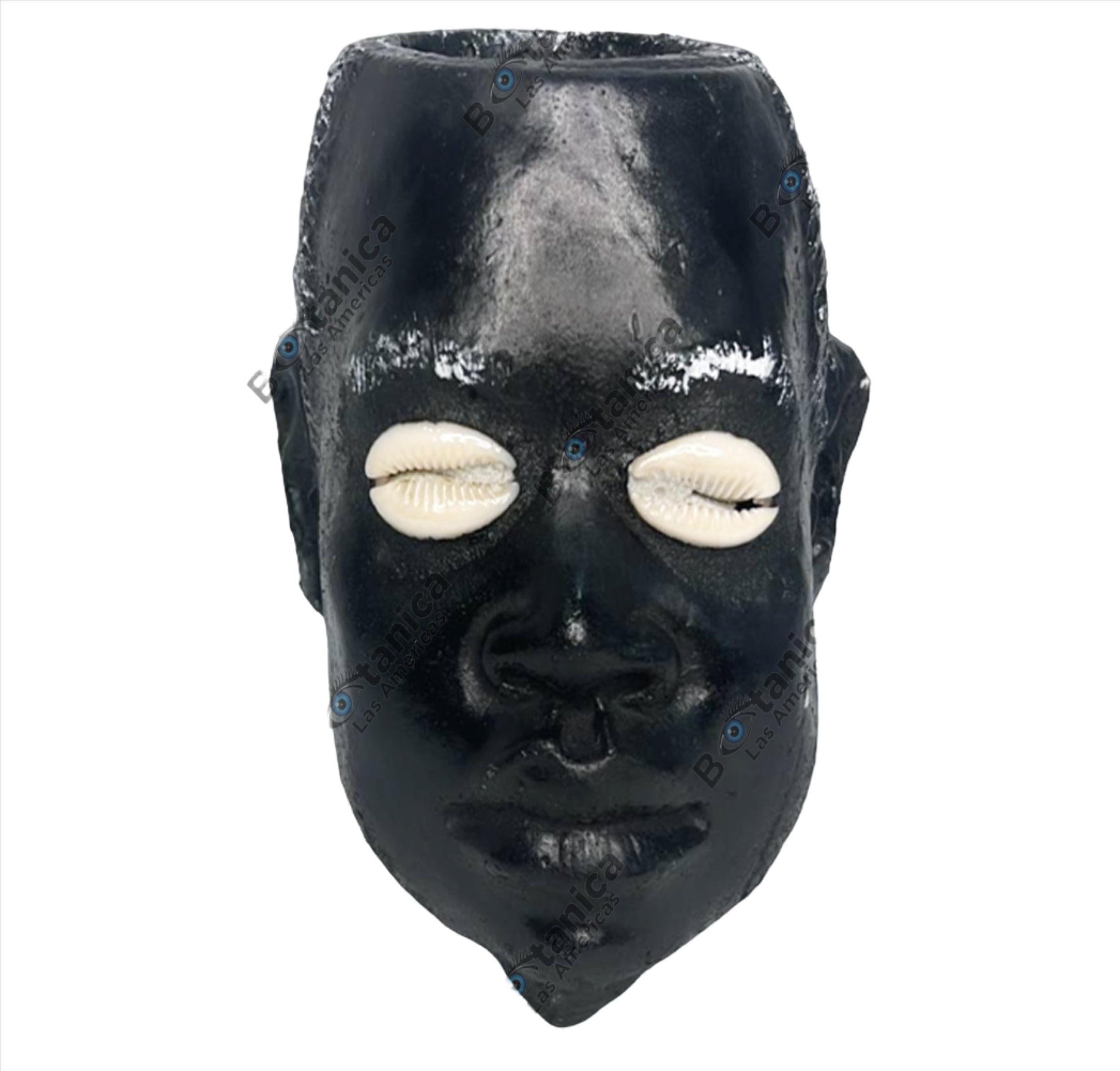 Eleggua pintado de negro