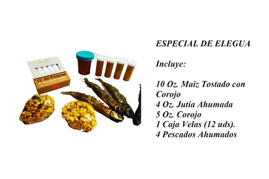 Especial de Elegguá / Elegua Complete Ritual Set - Road Opening & Protection