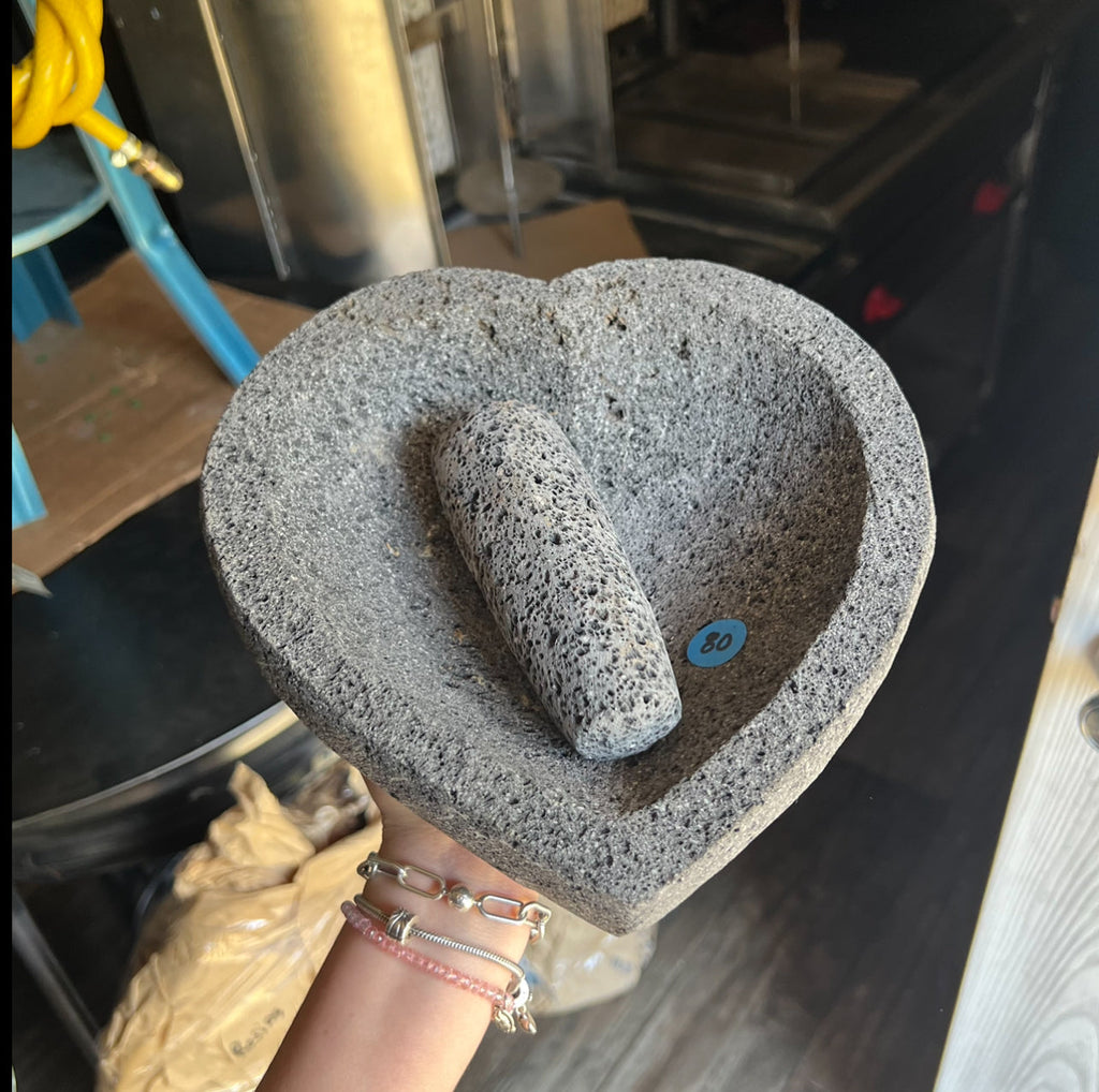Original Heart Molcajete 100% Volcanic