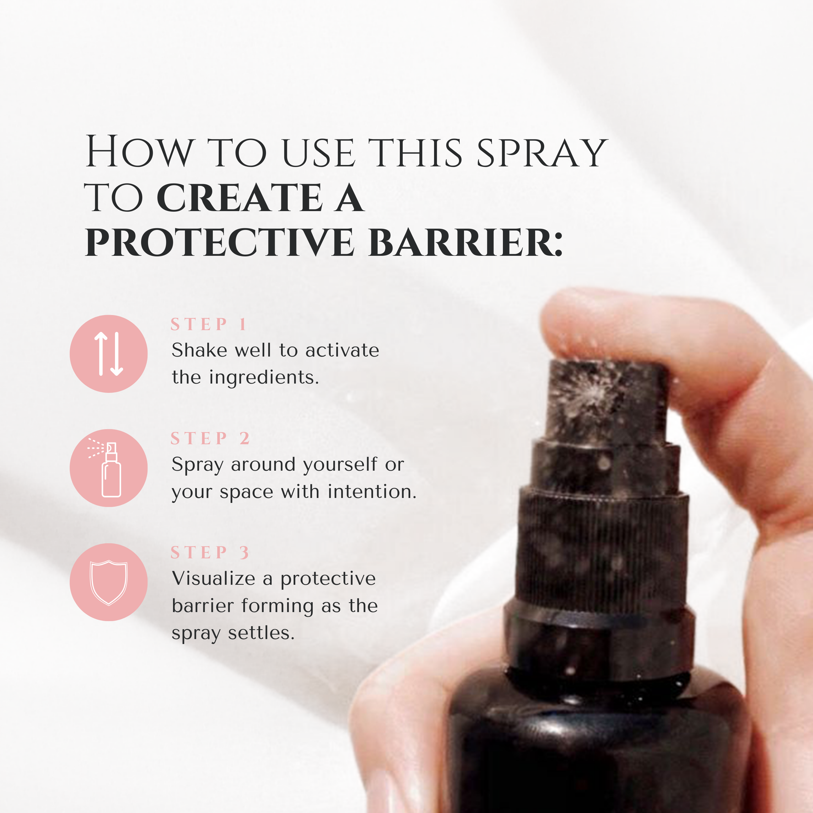 Espray para sahumerios Muro de Protección de Fuego — Bruma para habitaciones y cuerpo