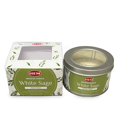 Vela HEM para sahumerios - Salvia blanca