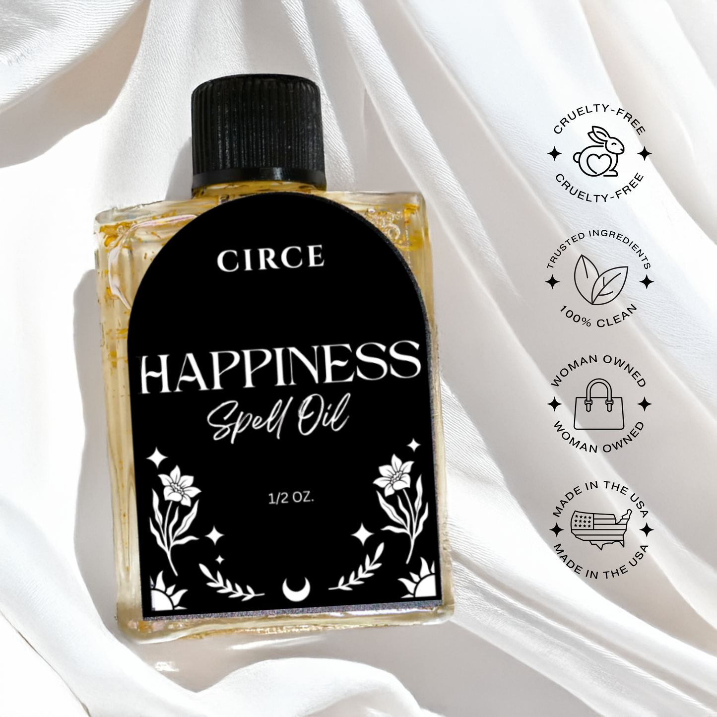 Aceite Ritual de Felicidad — Alegría y Energía Positiva