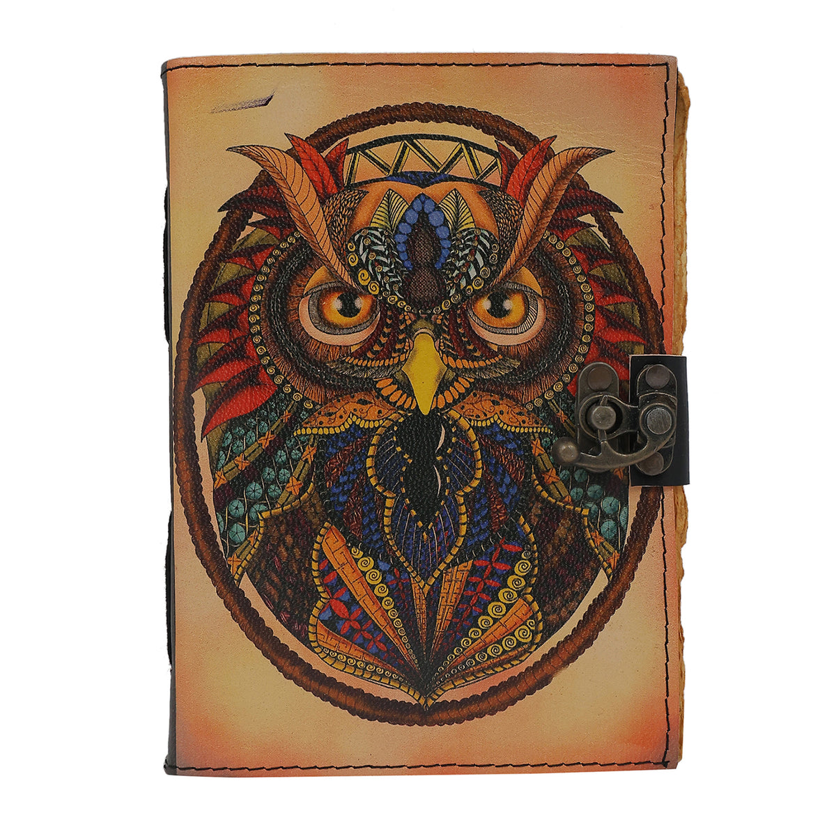 Cuaderno de papel con bordes irregulares BÚHO, aprox. 5"x7"