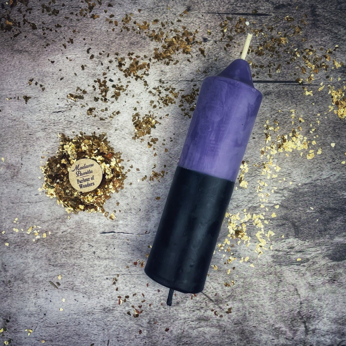 Vela de Cera de Abeja de Doble Acción para Hechizos de Reversión - Protección y Magia de Reversión de Maldiciones