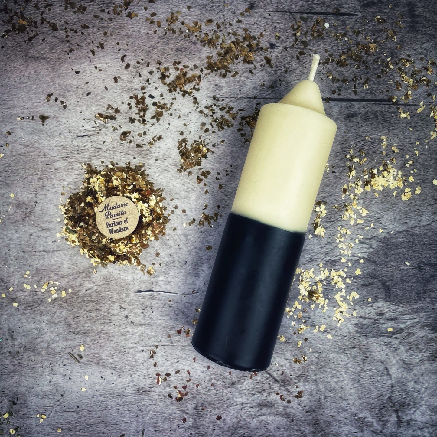 Vela de Cera de Abeja de Doble Acción para Hechizos de Reversión - Protección y Magia de Reversión de Maldiciones