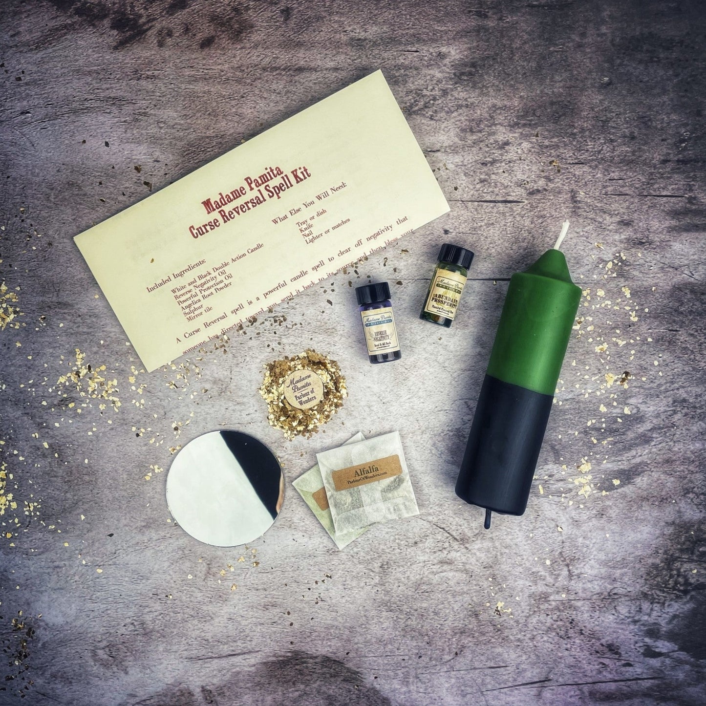 Kit de Velas para Revertir la Maldición del Dinero - Rompe los Maleficios Financieros y Restaura la Prosperidad