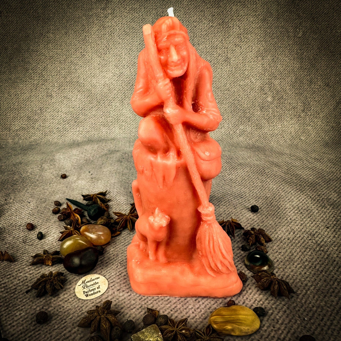 Vela Mágica de Cera de Abejas Baba Yaga - Sabiduría, Protección y Poder Salvaje