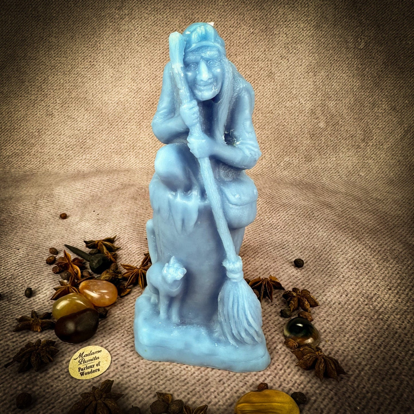Vela Mágica de Cera de Abejas Baba Yaga - Sabiduría, Protección y Poder Salvaje