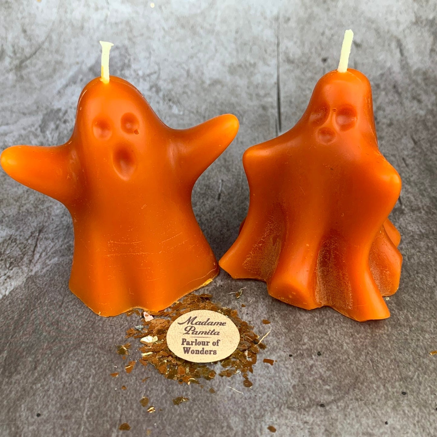 Set de Velas Hechizo de Cera de Abeja para Fantasmas de los Deseos - Magia del Espíritu Guía y los Ancestros