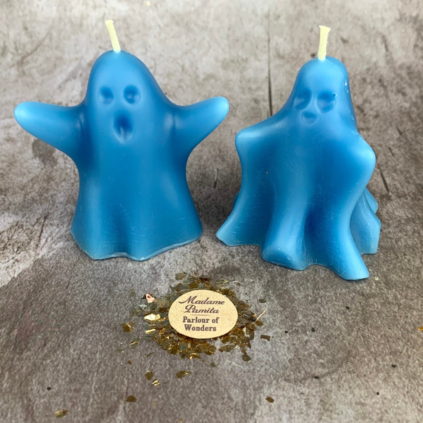 Set de Velas Hechizo de Cera de Abeja para Fantasmas de los Deseos - Magia del Espíritu Guía y los Ancestros