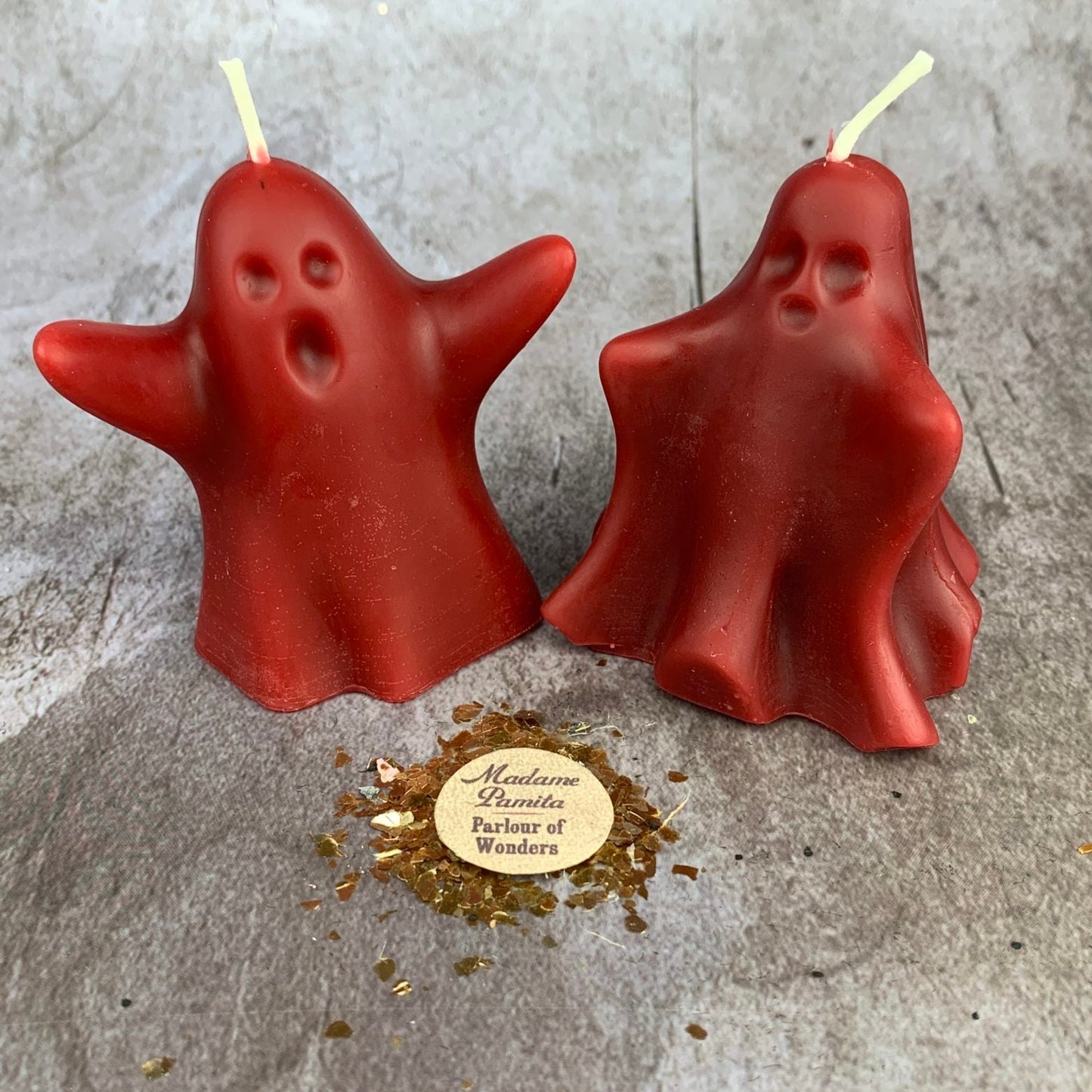 Set de Velas Hechizo de Cera de Abeja para Fantasmas de los Deseos - Magia del Espíritu Guía y los Ancestros