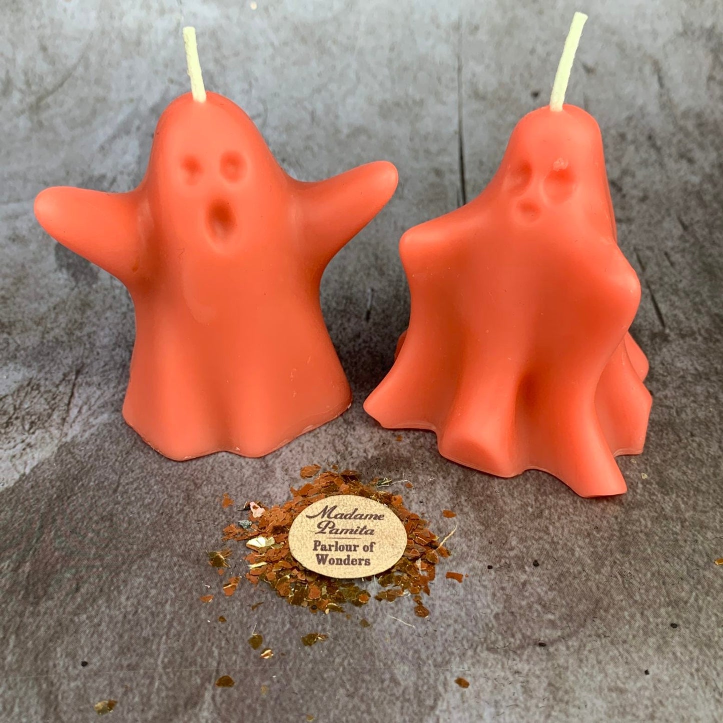 Set de Velas Hechizo de Cera de Abeja para Fantasmas de los Deseos - Magia del Espíritu Guía y los Ancestros