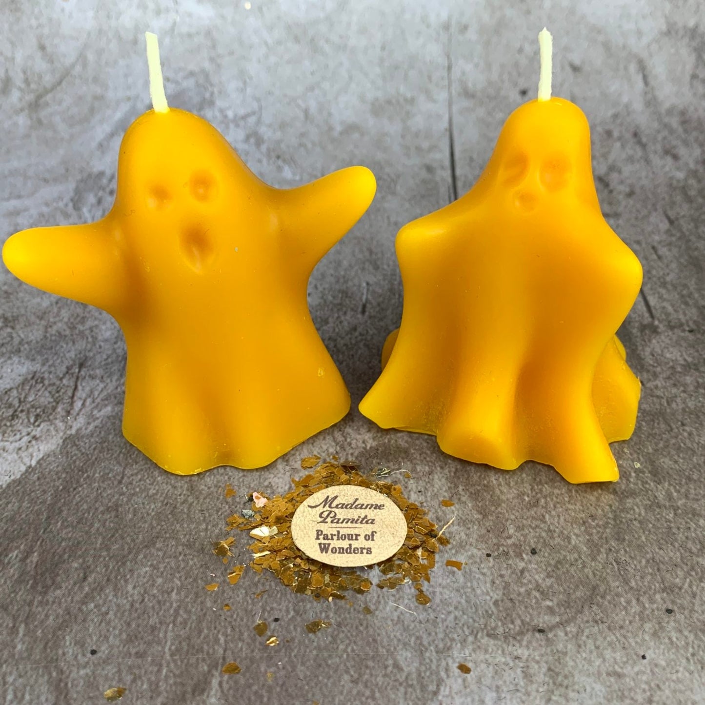 Set de Velas Hechizo de Cera de Abeja para Fantasmas de los Deseos - Magia del Espíritu Guía y los Ancestros