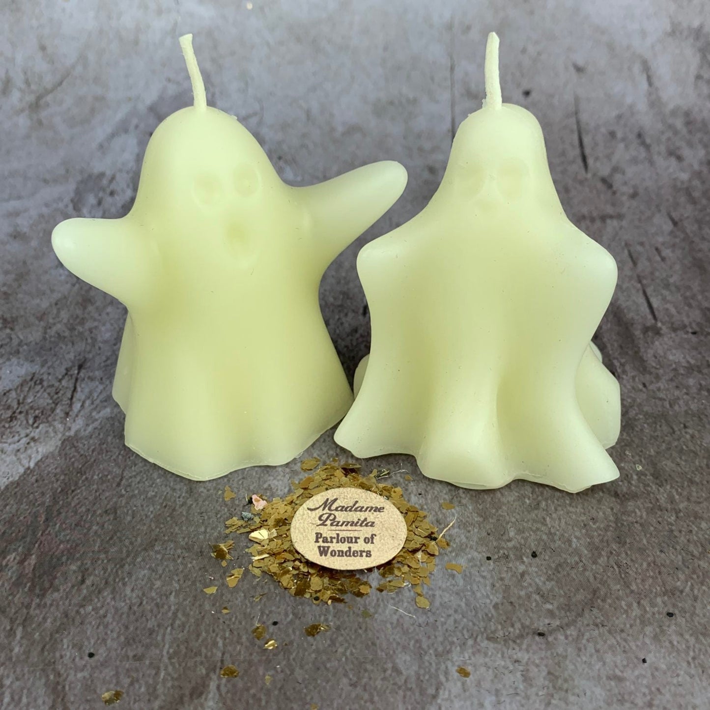 Set de Velas Hechizo de Cera de Abeja para Fantasmas de los Deseos - Magia del Espíritu Guía y los Ancestros