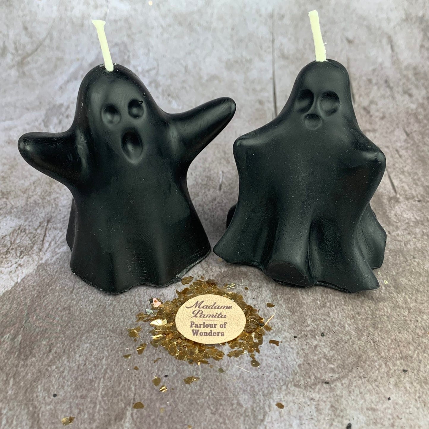 Set de Velas Hechizo de Cera de Abeja para Fantasmas de los Deseos - Magia del Espíritu Guía y los Ancestros