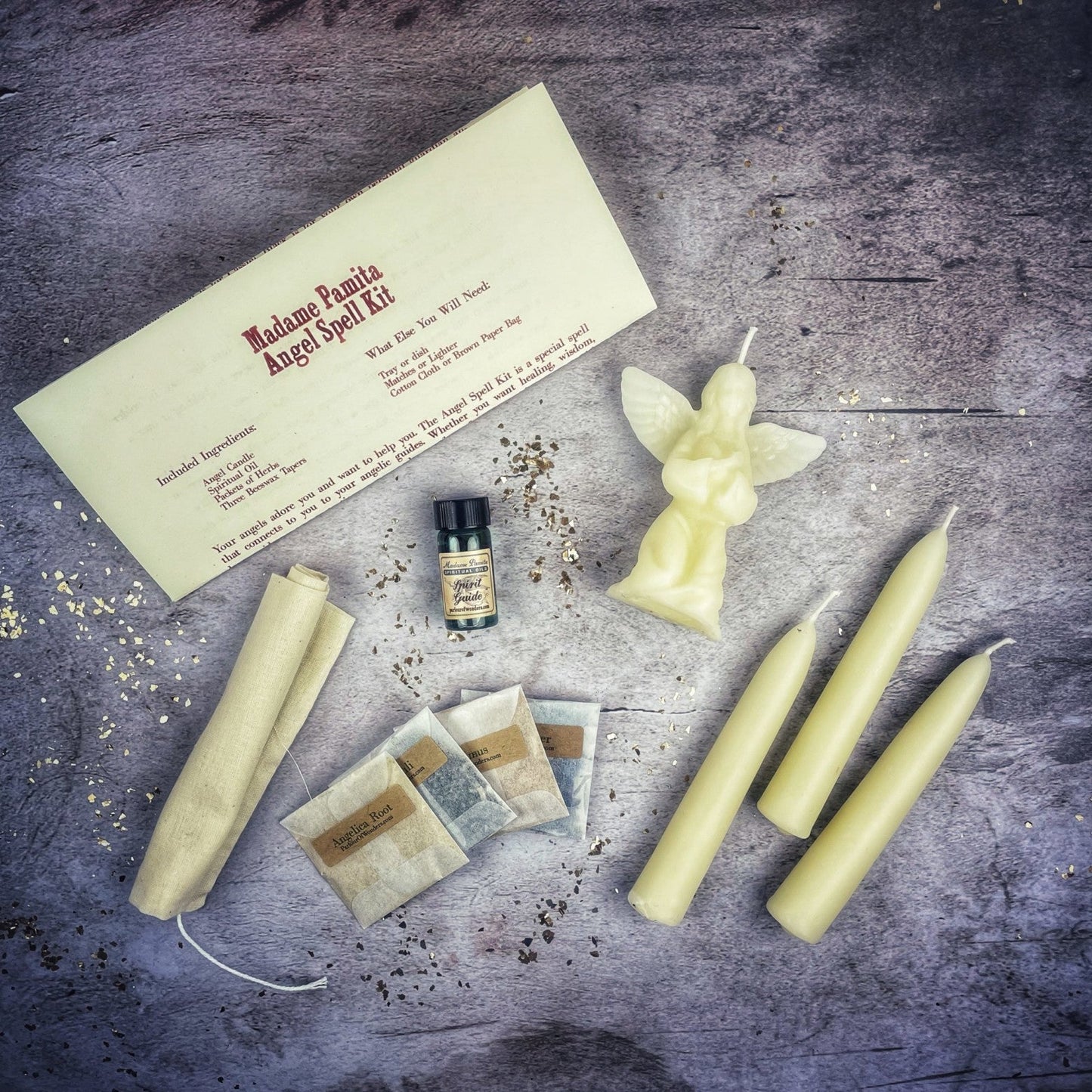 Kit de velas del Ángel - Conecta con Guías Espirituales y Bendiciones Divinas