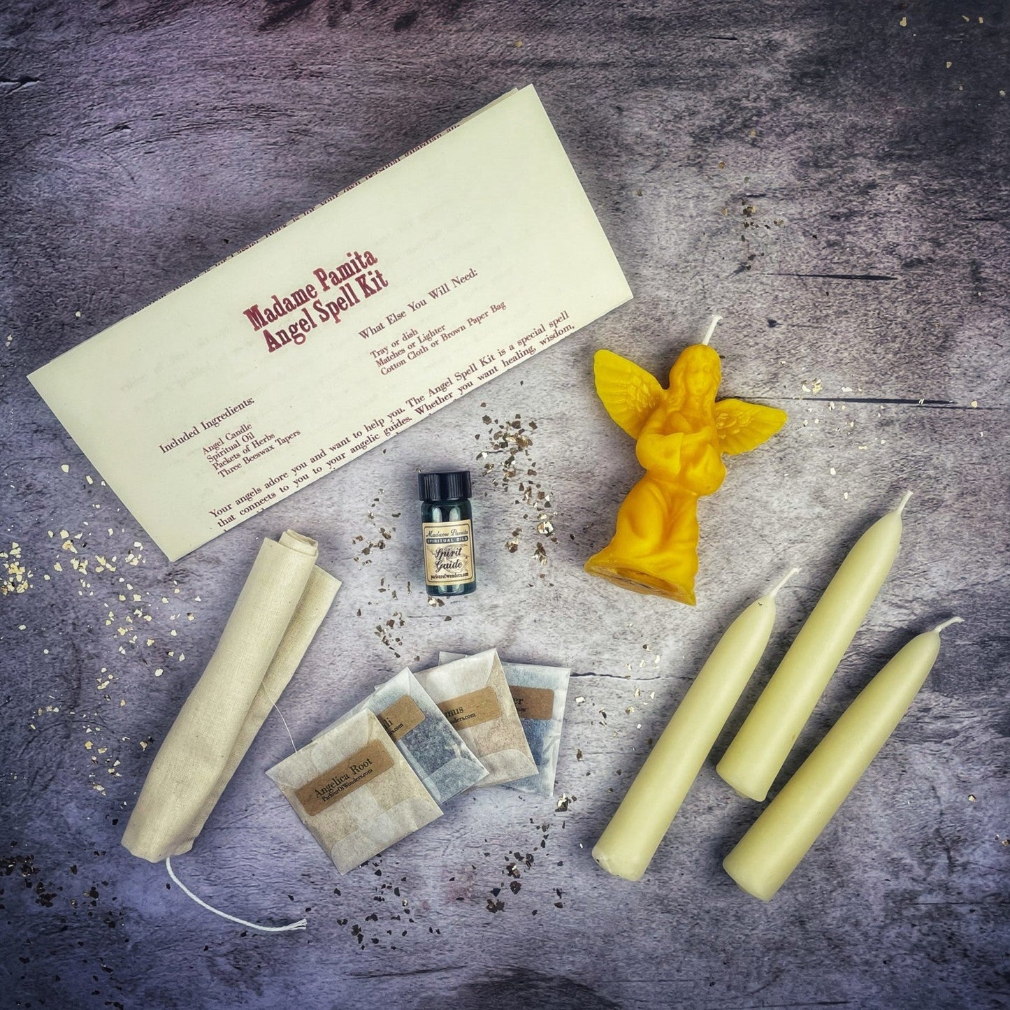 Kit de velas del Ángel - Conecta con Guías Espirituales y Bendiciones Divinas