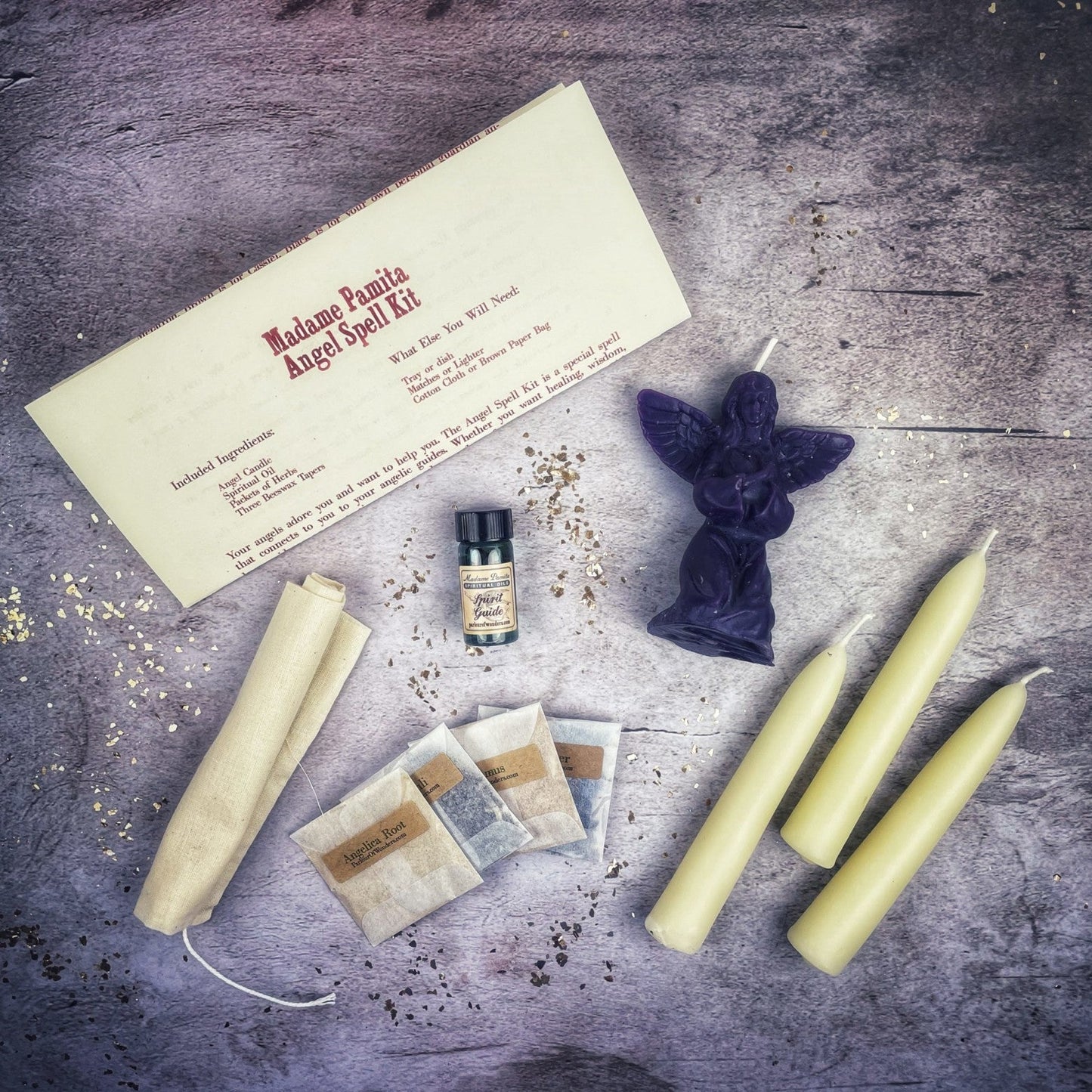 Kit de velas del Ángel - Conecta con Guías Espirituales y Bendiciones Divinas