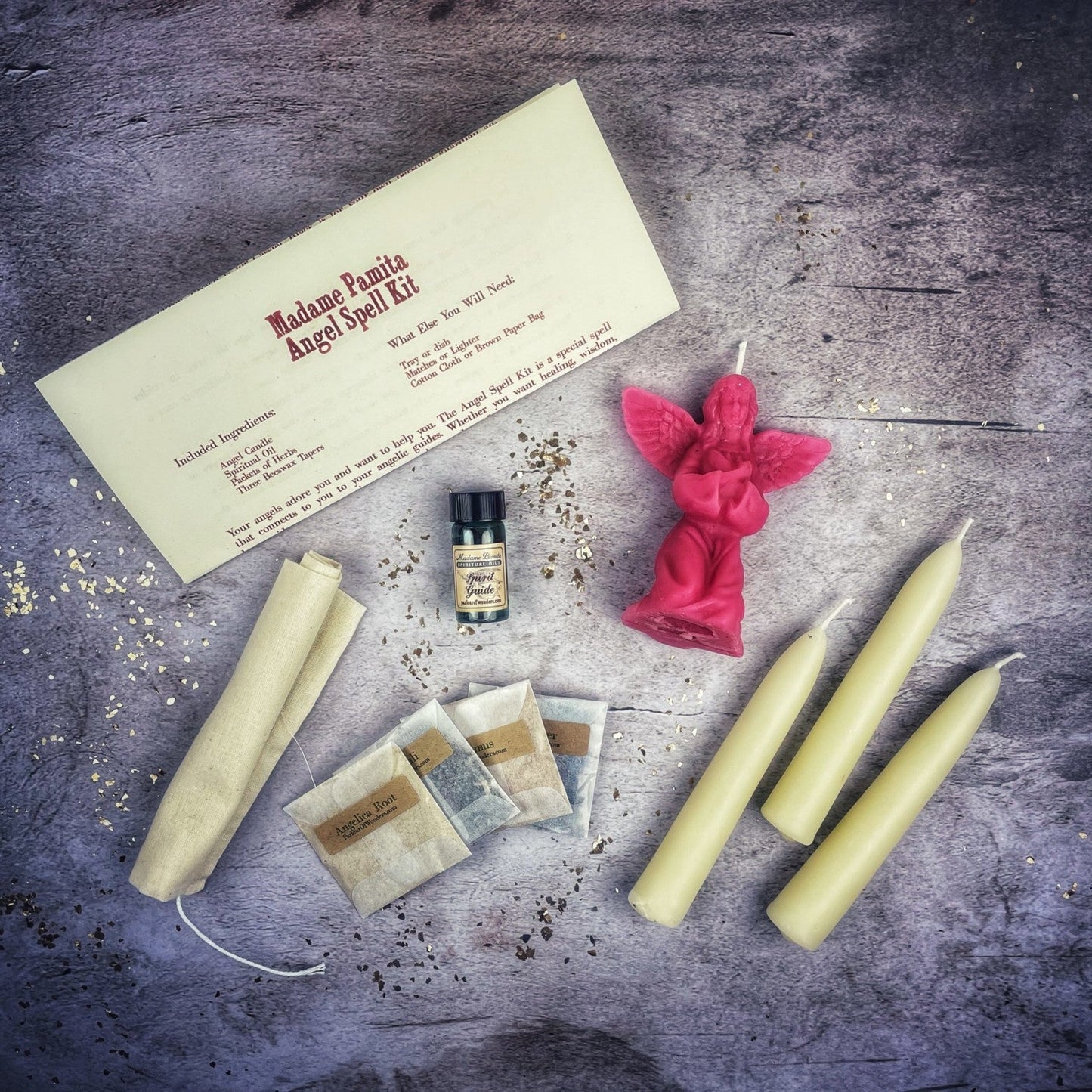 Kit de velas del Ángel - Conecta con Guías Espirituales y Bendiciones Divinas