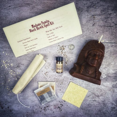 Kit de Hechizos de Velas Black Hawk Justice - Magia de Guía Espiritual y Justicia Social