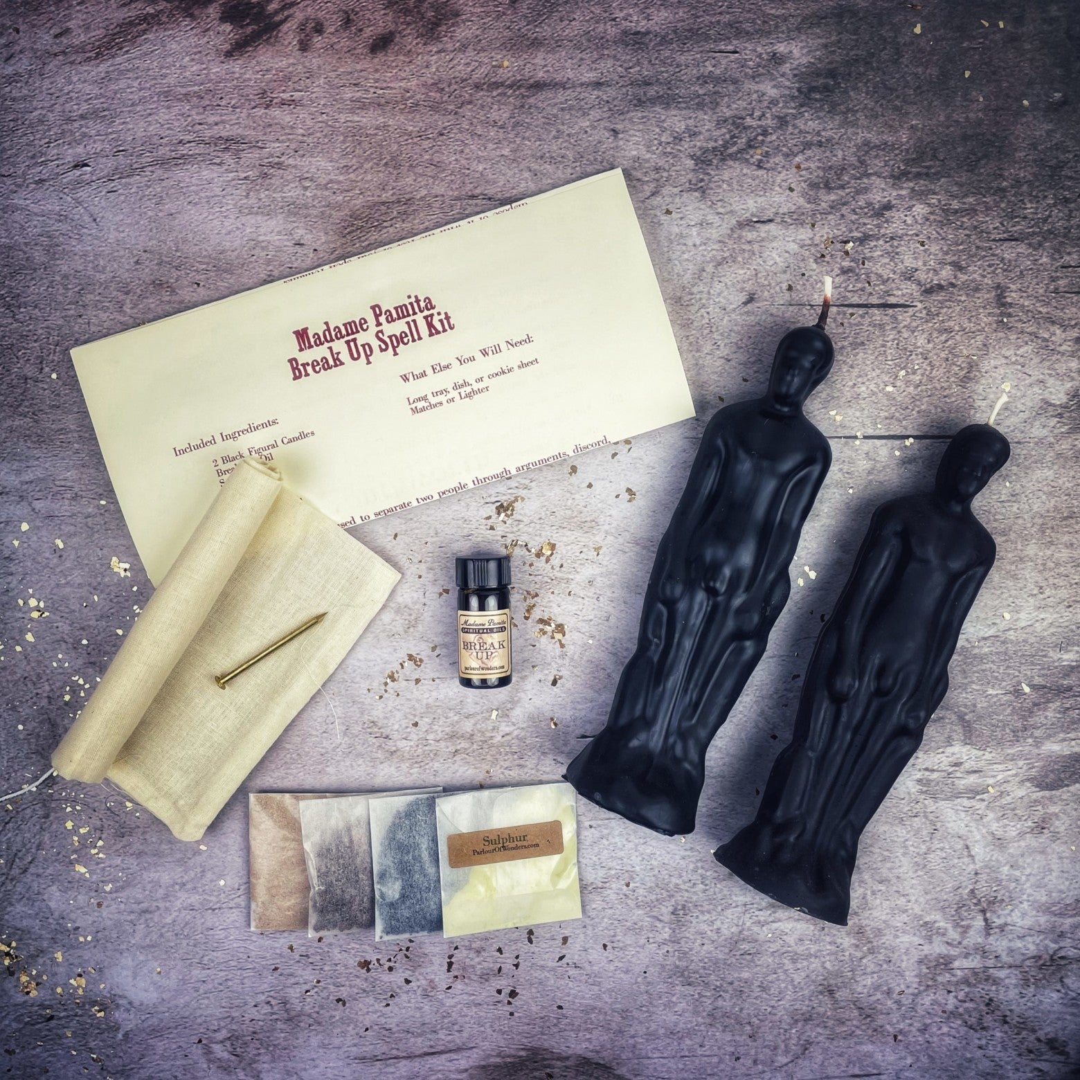 Kit de Velas para Romper Relaciones - Hombre/Hombre - Terminar Relaciones y Parejas